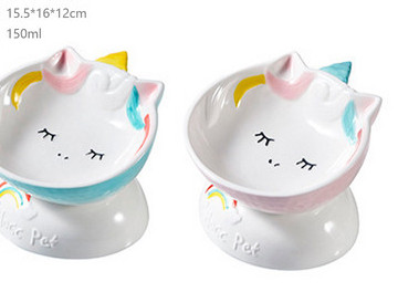 Керамични купи за храна или вода на котки