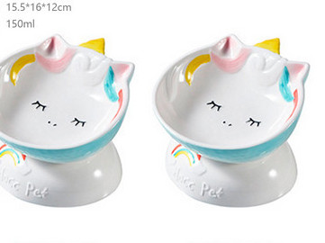 Керамични купи за храна или вода на котки