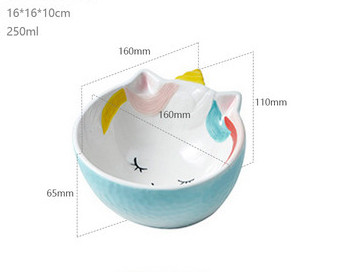 Керамични купи за храна или вода на котки