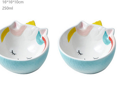 Керамични купи за храна или вода на котки