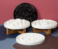 Bol din ceramică pentru pisici pentru hrănire lentă