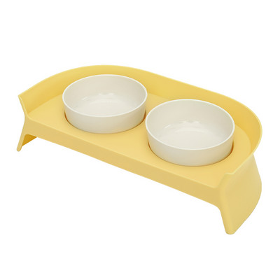 Κεραμικό διπλό μπολ φαγητού