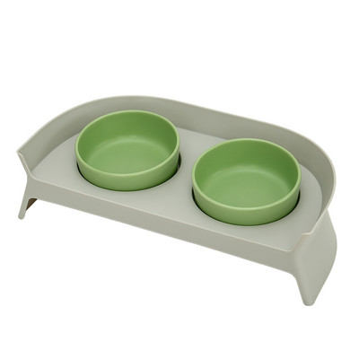 Κεραμικό διπλό μπολ φαγητού