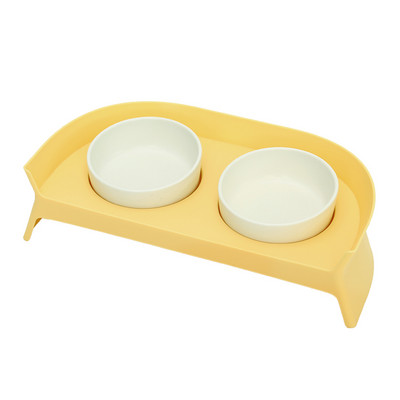 Κεραμικό διπλό μπολ φαγητού