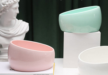 Керамична купа за котешка храна в няколко цвята