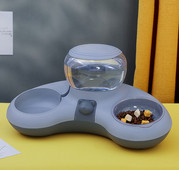 Bol de mâncare pentru pisici și dozator de apă - două modele