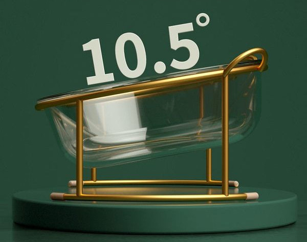 Bol dublu pentru hrana si apa pentru pisici