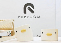 Κεραμικό μπολ για γατοτροφή σε λευκό χρώμα