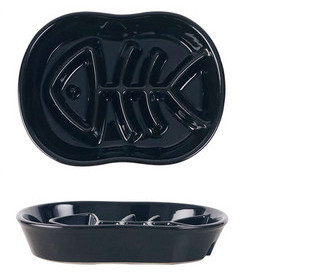 Keraamiline kauss aeglaselt toitvatele kassidele