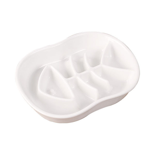 Keraamiline kauss aeglaselt toitvatele kassidele