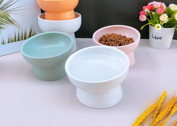 Керамична купа за котешка храна - няколко цвята