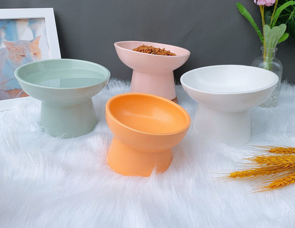 Керамична купа за котешка храна - няколко цвята