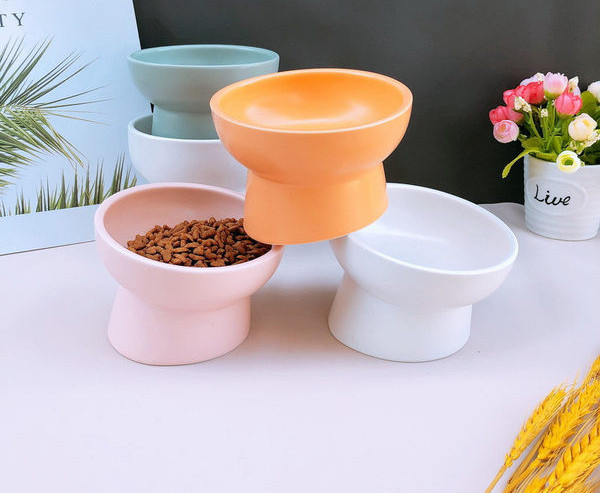 Керамична купа за котешка храна - няколко цвята