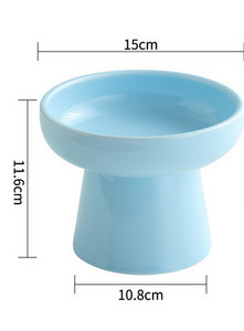 Кръгла купа за храна на котки -няколко цвята