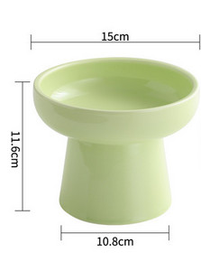 Кръгла купа за храна на котки -няколко цвята