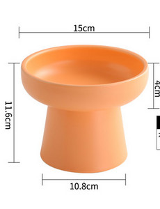 Кръгла купа за храна на котки -няколко цвята