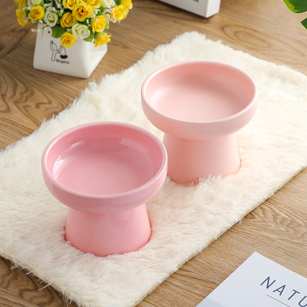 Кръгла купа за храна на котки -няколко цвята