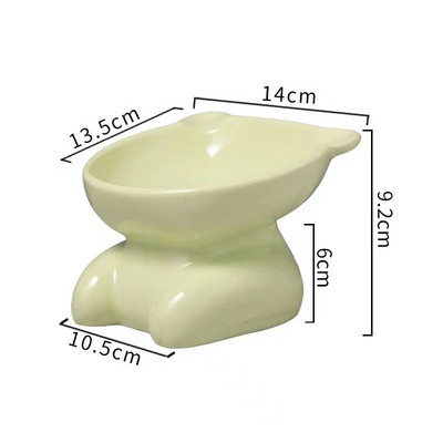 Keraamiline kauss kassitoidu alusel