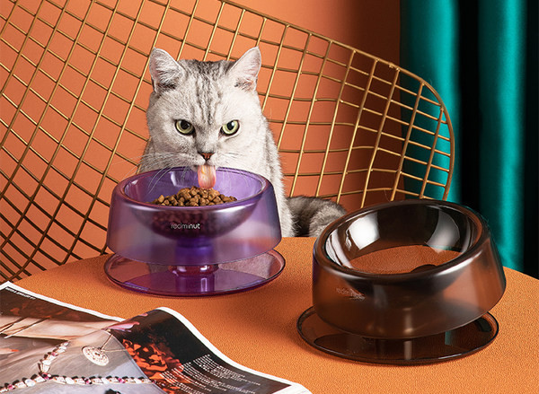 Στρογγυλό μπολ με τροφή για κατοικίδια