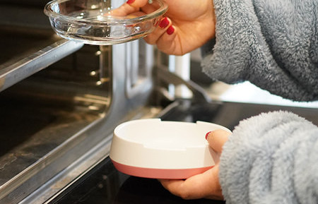 Bol rotund pentru mâncare pentru pisici