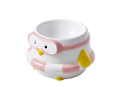 Bol ceramic pentru mancare in doua modele pentru pisici