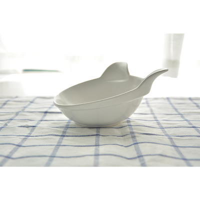 Керамична купа с форма на котешка глава