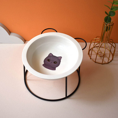 Keramička posuda s aplikacijom u dva modela za mačke