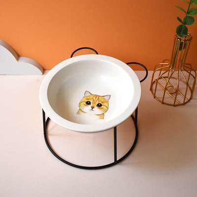Keramička posuda s aplikacijom u dva modela za mačke