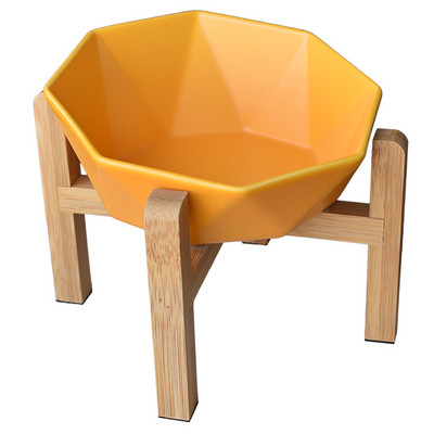 Керамична купа с дървени крака или без