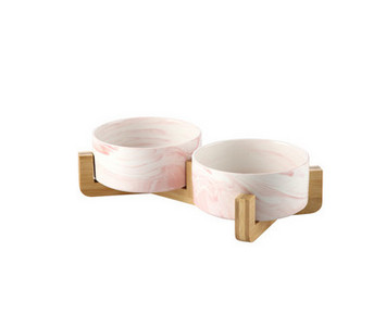 Κεραμικό στρογγυλό μπολ για τροφή για κατοικίδια