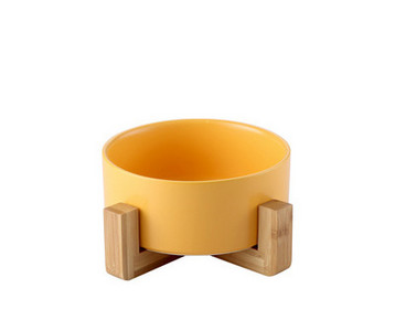 Κεραμικό στρογγυλό μπολ για τροφή για κατοικίδια