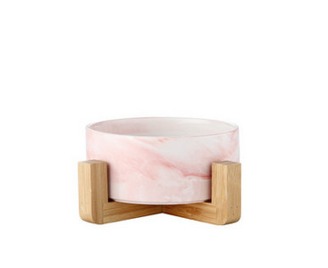 Κεραμικό στρογγυλό μπολ για τροφή για κατοικίδια