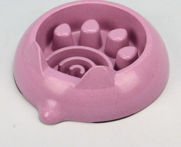 Bol de plastic pentru hrănire lentă