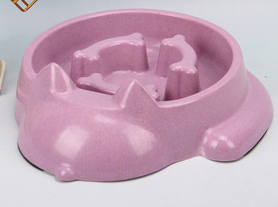 Bol de plastic pentru hrănire lentă