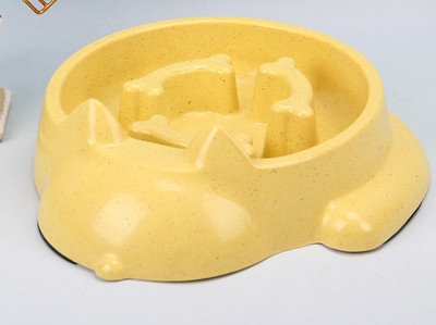 Bol de plastic pentru hrănire lentă