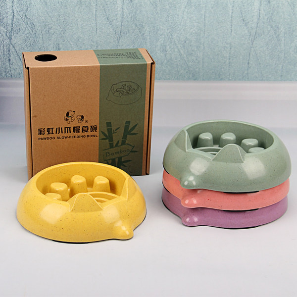 Bol de plastic pentru hrănire lentă