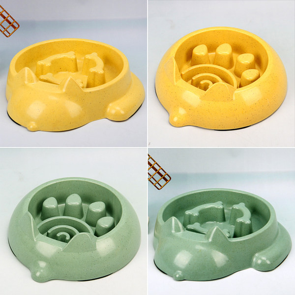 Bol de plastic pentru hrănire lentă