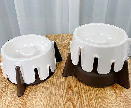 Στρογγυλό μπολ για γατοτροφή