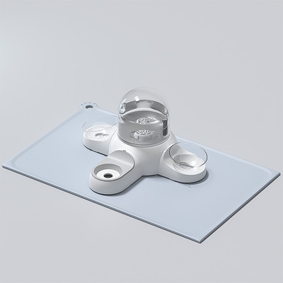 Recipient pentru alimente cu dozator potrivit pentru animale de companie