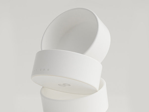 Suport dublu cu boluri ceramice pentru mancare si apa