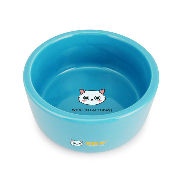 Bol de plastic în patru culori pentru hrana animalelor de companie