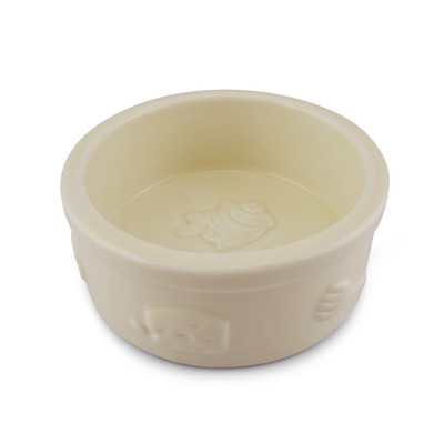 Libisemisvastase põhjaga keraamiline kauss kassitoidu jaoks