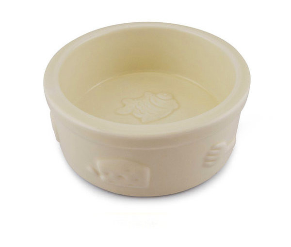 Libisemisvastase põhjaga keraamiline kauss kassitoidu jaoks