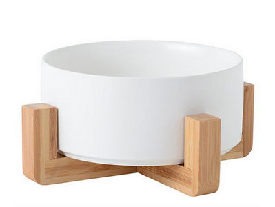 Bol din ceramică pentru hrană pentru pisici cu sau fără tampon