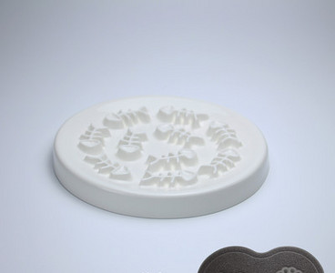 Керамична кръгла купа за бавно хранене