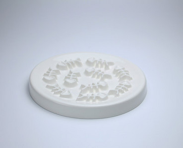 Керамична кръгла купа за бавно хранене