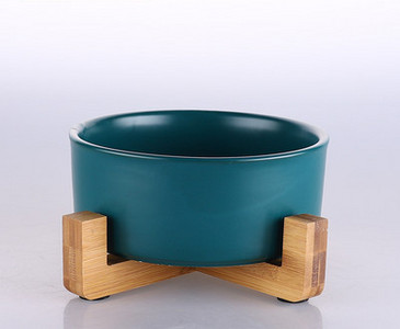 Bol din ceramică pentru pisici castron dublu castron pentru pisici imitație pentru hrană pentru pisici și castron cu orez castron anti-luptă pentru câini castron cu apă pentru animale de companie