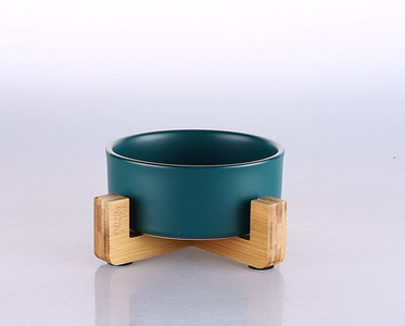 Bol din ceramică pentru pisici castron dublu castron pentru pisici imitație pentru hrană pentru pisici și castron cu orez castron anti-luptă pentru câini castron cu apă pentru animale de companie