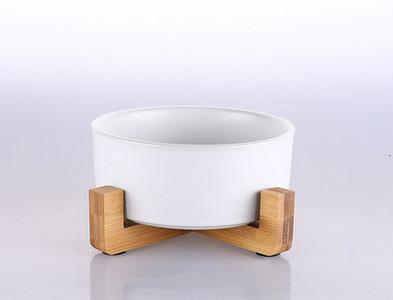 Bol din ceramică pentru pisici castron dublu castron pentru pisici imitație pentru hrană pentru pisici și castron cu orez castron anti-luptă pentru câini castron cu apă pentru animale de companie