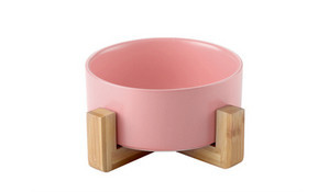 Κεραμικό μπολ με ή χωρίς ξύλινη βάση